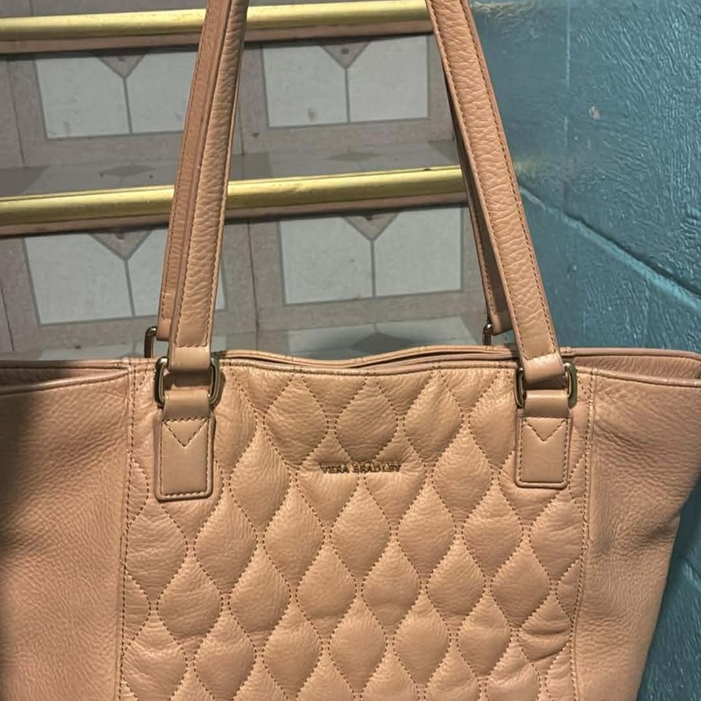 Vera Bradley Beige Quilted Tote